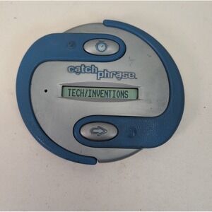 Hasbro Catch Phrase Electronic Handheld Game 2000 Blue Tested Working 41461